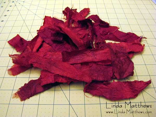 Tutorial: How to use silk carrier rods to make silk paper