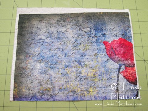 Making Fabric Postcards from Injured Prints