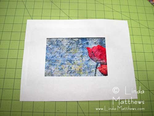 Making Fabric Postcards from Injured Prints