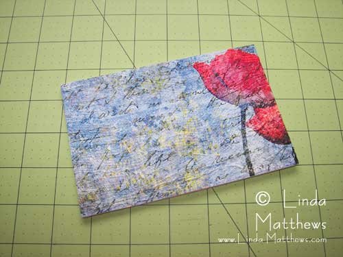 Making Fabric Postcards from Injured Prints