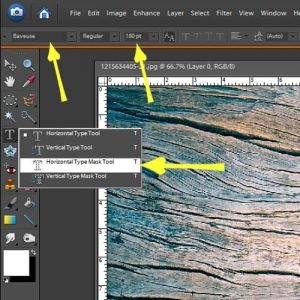 Photoshop Elements Tutorial: Cut Out Text Effect