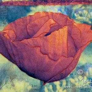 Printing on Fabric: “Poppy” Art Quilt – the quilting begins