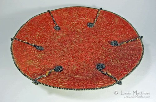 Using Fabric Paper and Peltex: Fabric Bowl