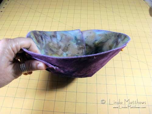 Using Peltex: Fabric Bowl