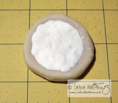 Making buttons from polymer clay molds