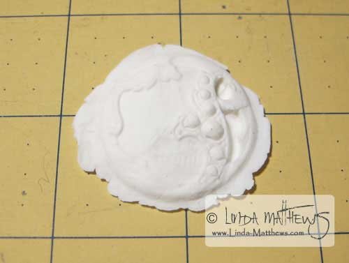 Making buttons from polymer clay molds