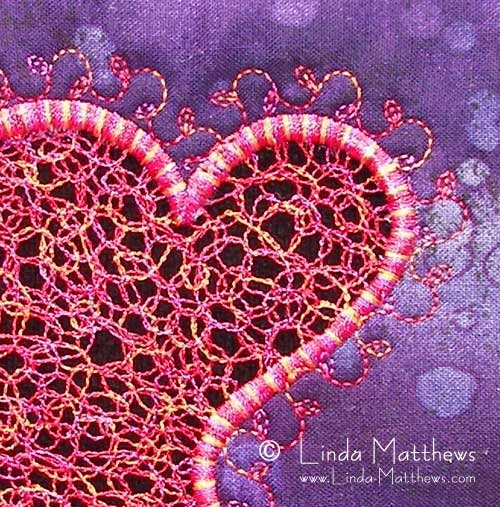 Free Machine Embroidery Tutorial – I Heart You