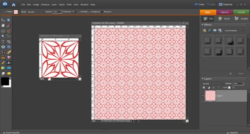 Photoshop Elements Tutorial: Designing Repeat Patterns