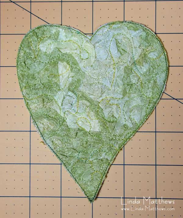 Tutorial: Creating texture on fabric using crinkled ribbon