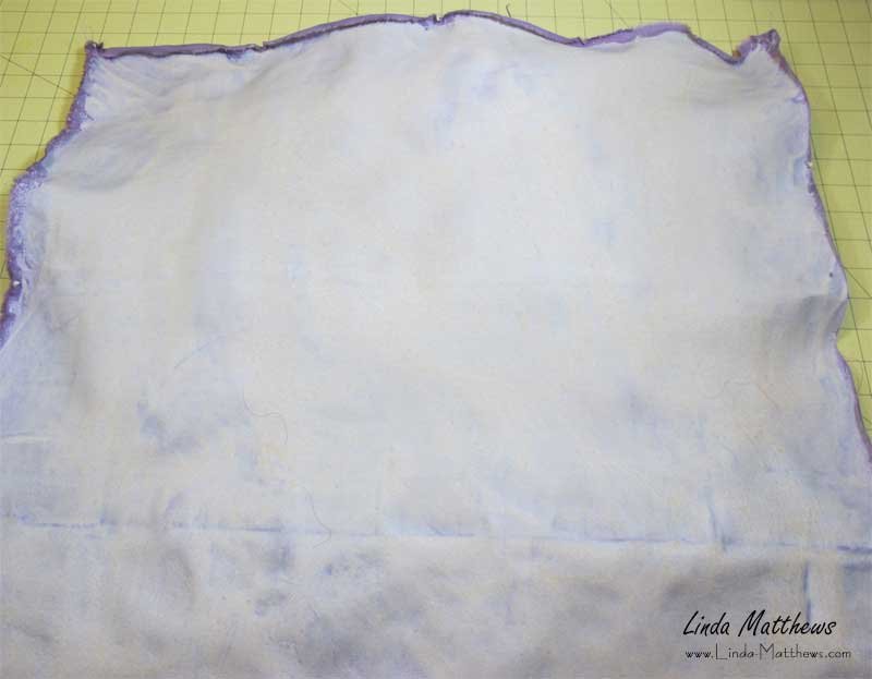 Making batik fabric using flour paste resist