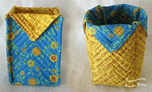 Free Sewing Tutorial - Fabric Box
