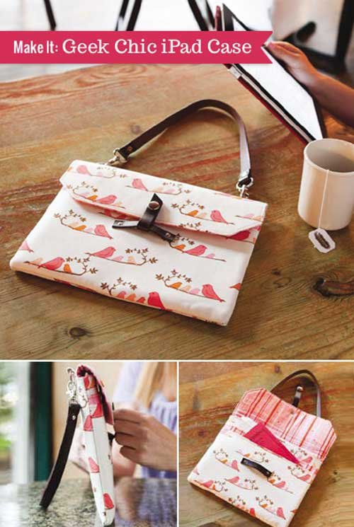 Free Sewing Tutorial - Fabric Ipad Case