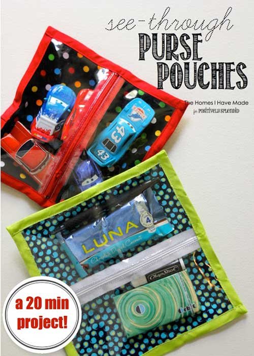 Free Sewing Project - See-through Zipper Pouch