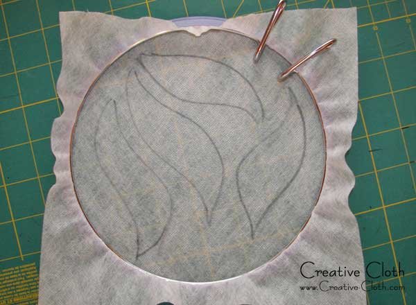 Thread Art: Creative sewing using water soluble stabilizer