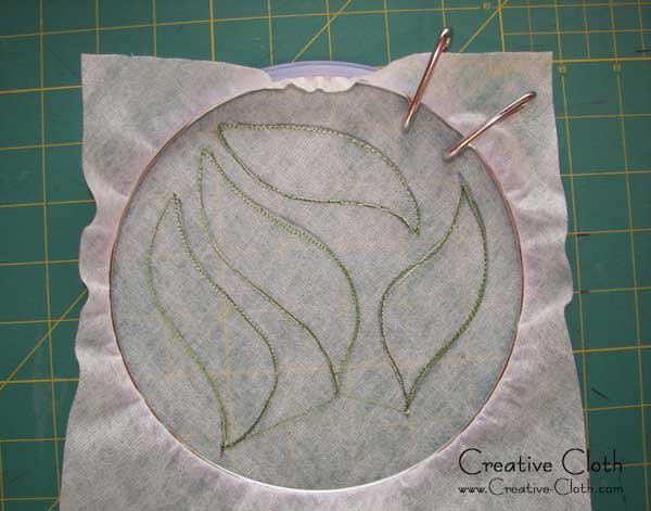 Thread Art: Creative sewing using water soluble stabilizer