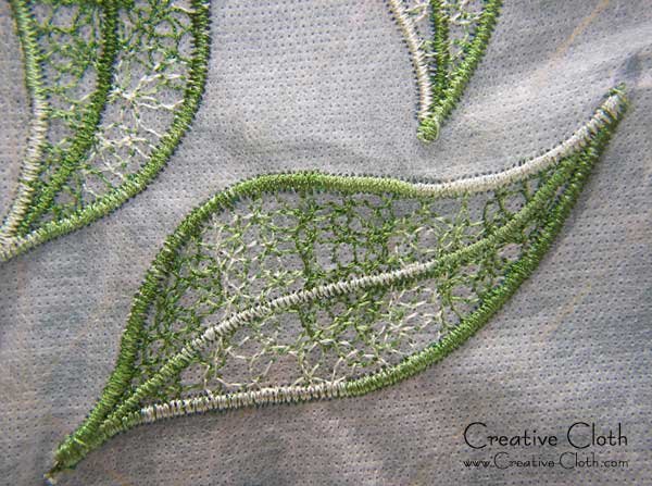 Thread Art: Creative sewing using water soluble stabilizer