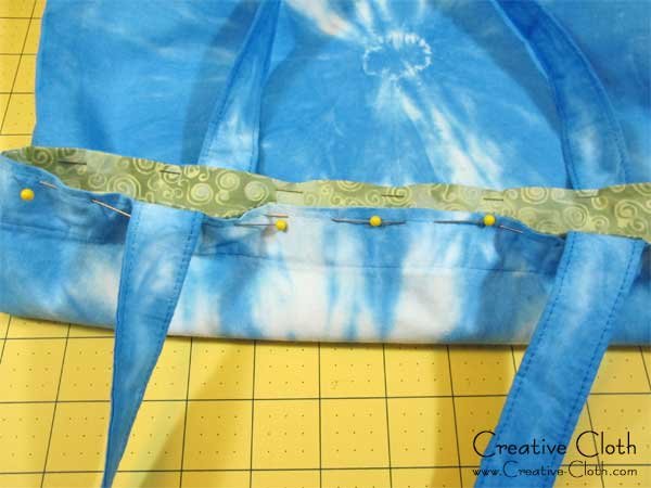 Free Sewing Tutorial: How to Add a Drop-in Lining to a Simple Tote Bag
