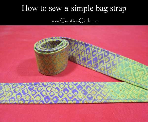 How to Sew a Simple Bag Strap Without Interfacing