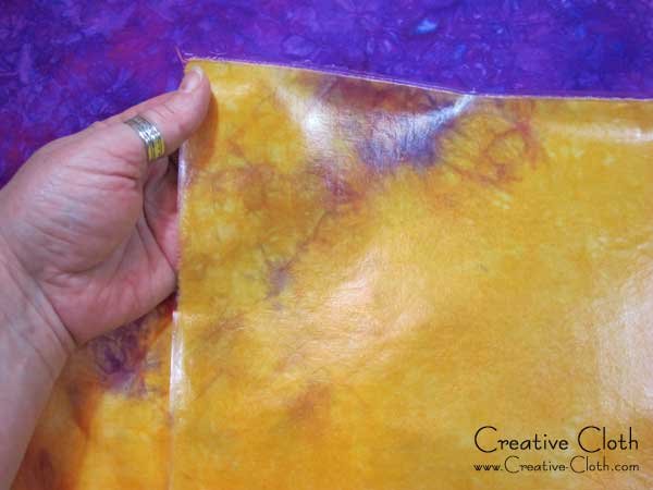 How to Make Laminated Fabric using Pellon Vinyl-Fuse