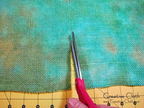 Embellished Zipper Pouch Tutorial {plus tips for sewing burlap}