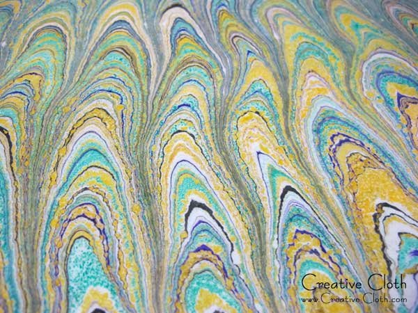 Marbling on Fabric