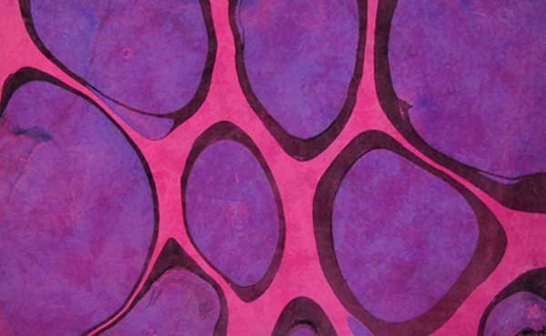 Marbling on fabric and unexpected results