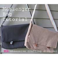 20 of the Best Free Messenger Bag Patterns & Tutorials