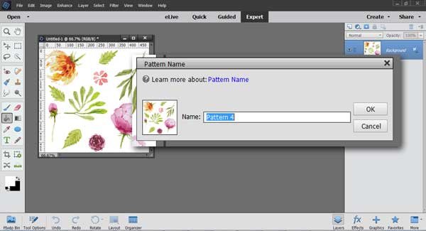 How to Make Complex Repeating Patterns using Photoshop Elements