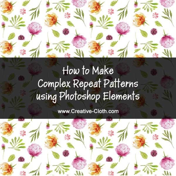 How to Make Complex Repeating Patterns using Photoshop Elements