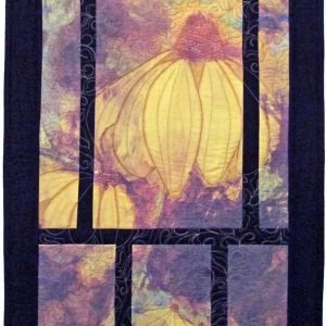 My new digital art quilt Wildflowers in the Mist