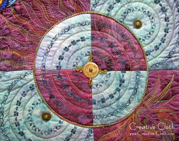 Making Fabric Postcards - Finishing the Edges