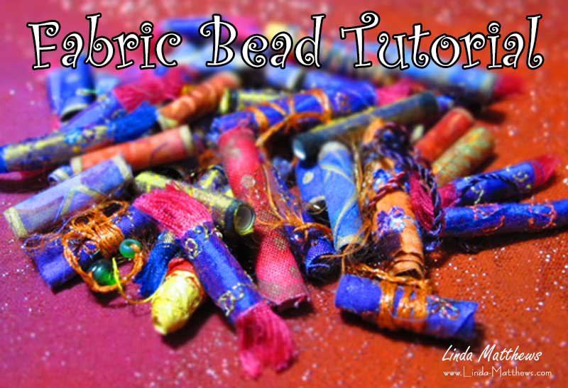 Free Sewing Tutorial - Embellished Fabric Beads