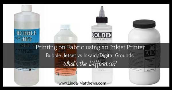 Printing on Fabric: Bubble Jetset vs Inkaid