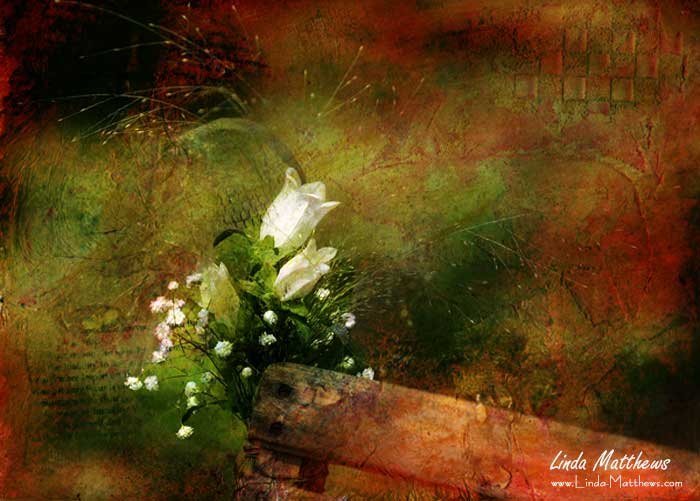 How to turn mixed media textures into digital background textures