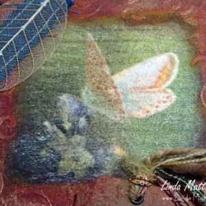 Inkjet printing on lutradur and dryer sheets using Inkaid