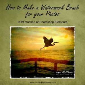 How to Make a Watermark Brush for your Photos