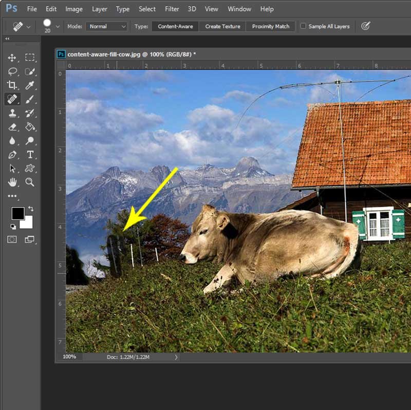 Content Aware - Como Remover Objetos com Photoshop