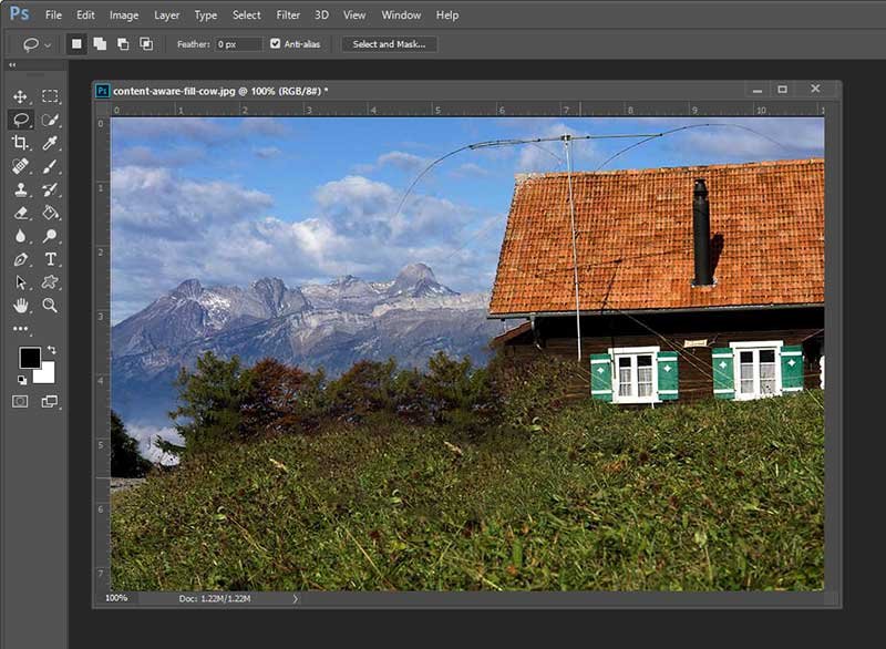 download content aware photoshop elements 11