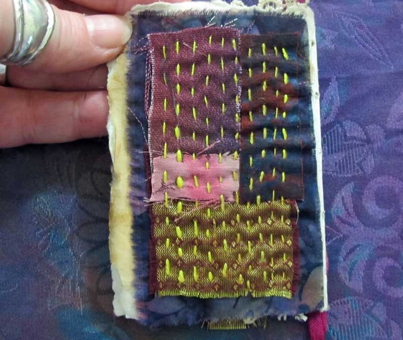 Stitching slowly
