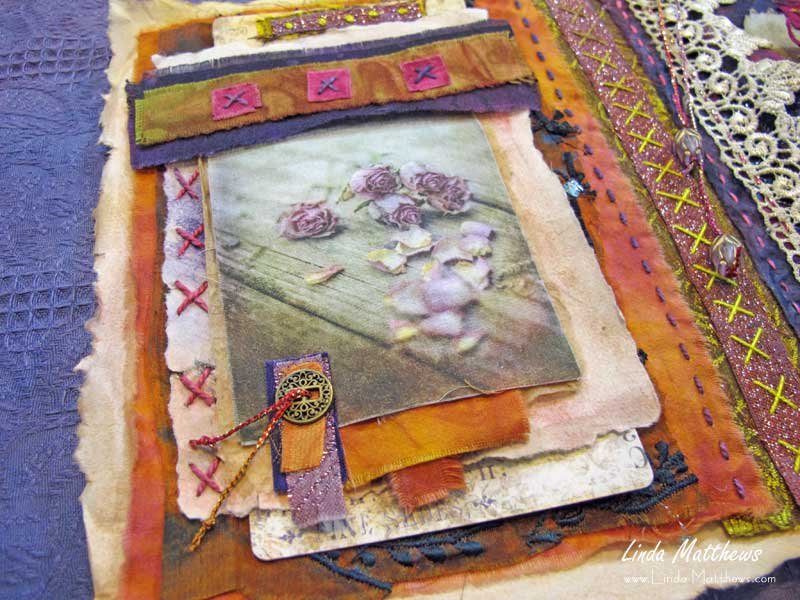 Stitching together a visual narrative using interactive textile art