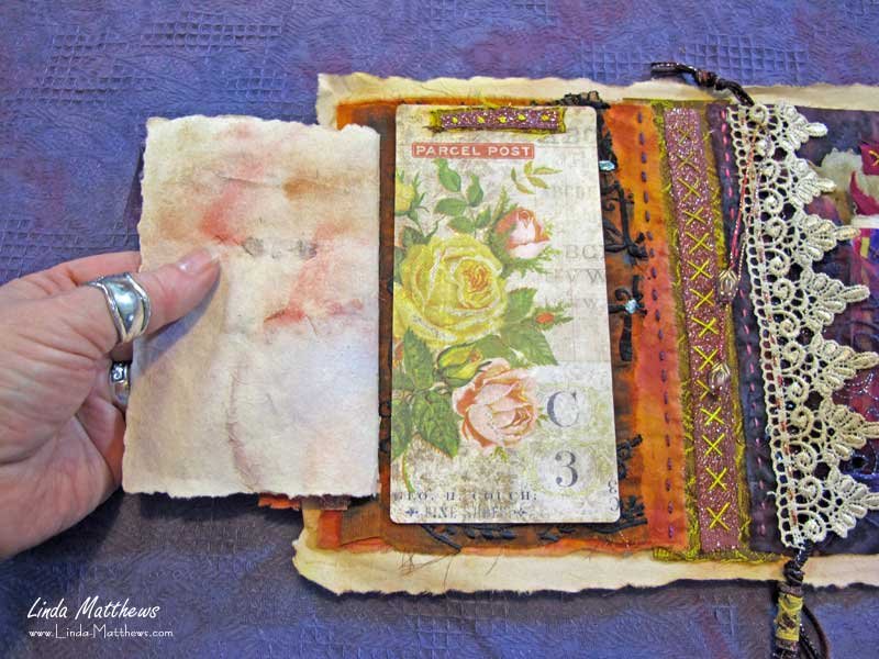Stitching together a visual narrative using interactive textile art
