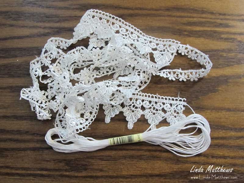 Dyeable Crochet Cotton Lace