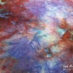Fabric Dyeing with Faux Snow - Overdyed faux-snow-dyeing-19