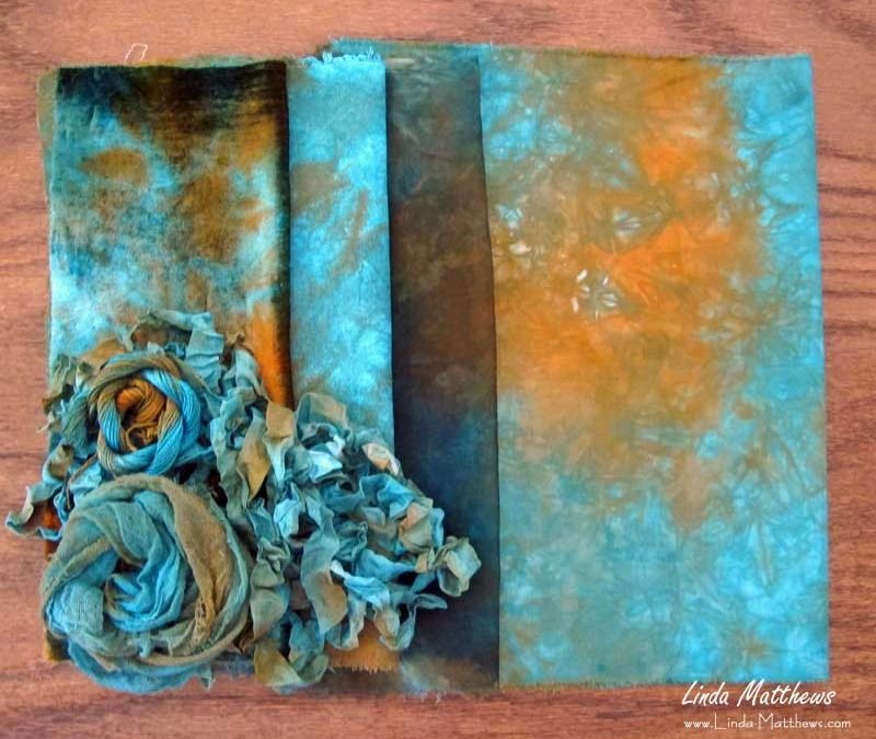 Amazing Fabric Collections using Assemblage Hand-Dyeing