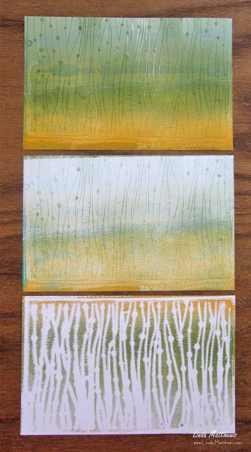 Monoprinting with Golden Open Acrylics