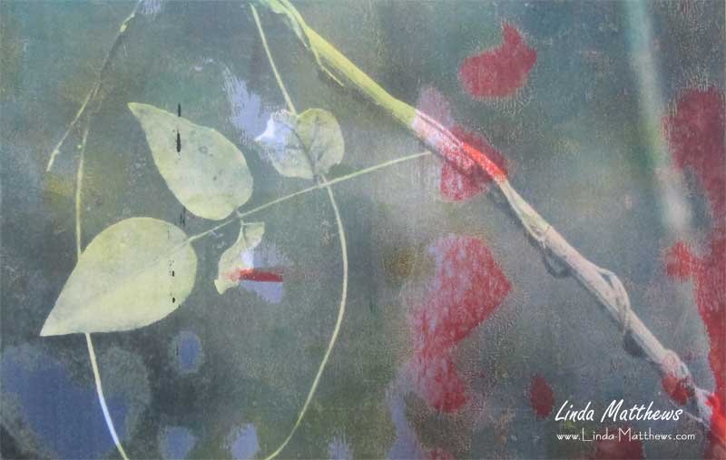 Image Transfers on Gel Plate Prints