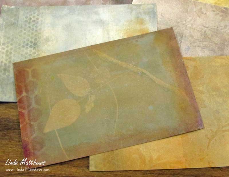 Image Transfers on Gel Plate Prints