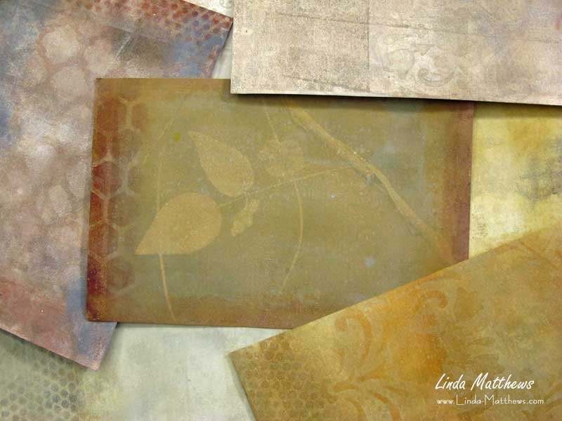 Image Transfers on Gel Plate Prints