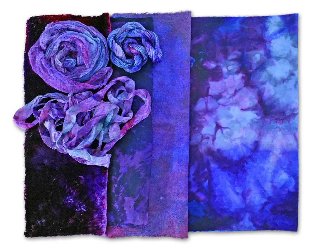 Hand-Dyed Fabrics with Amazing Color and Visual Texture