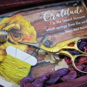 Free Sewing Tutorial: How to make a Fabric Tray … with Gratitude